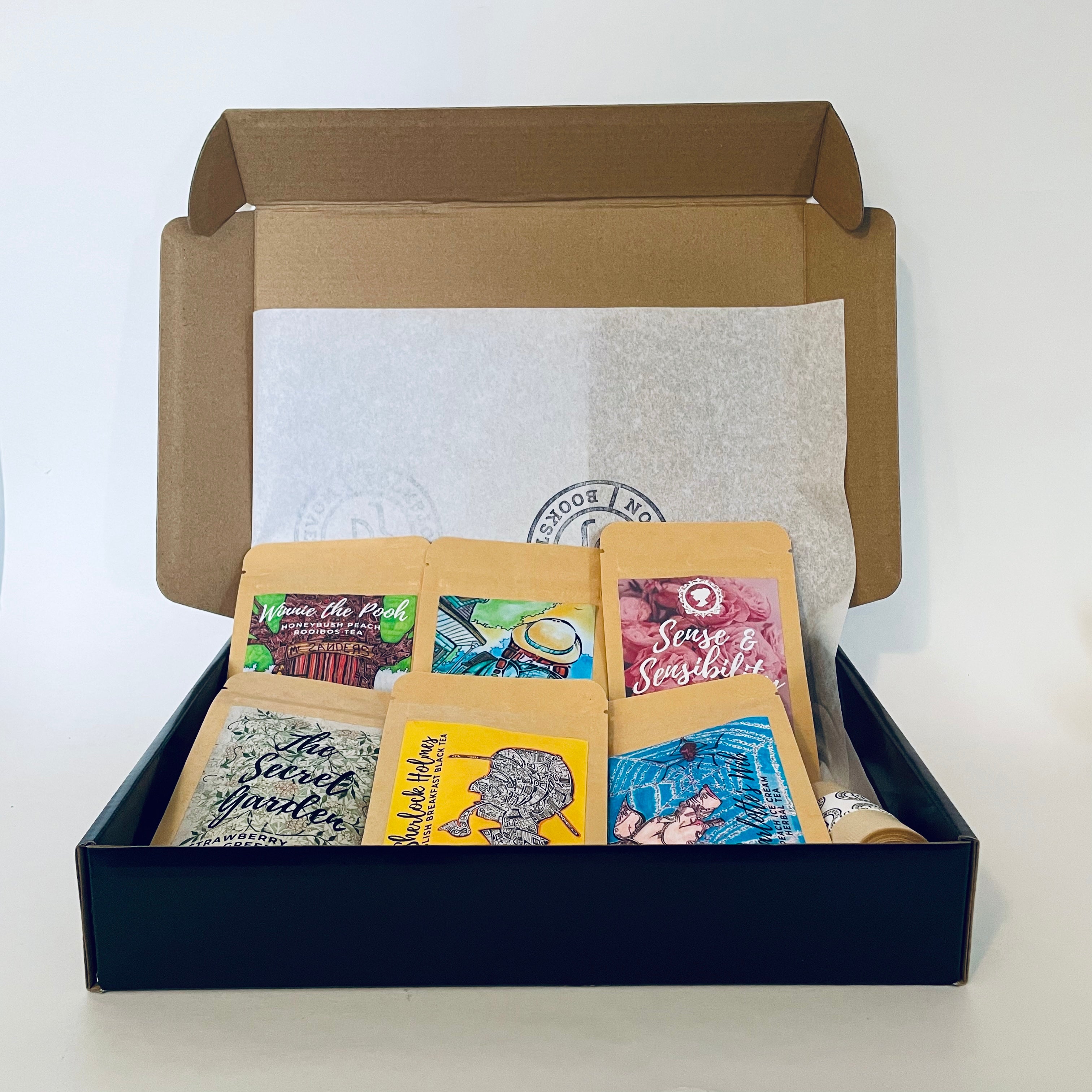 Novel Tea Films NOVELTEA Favourites Tea Sample Box (Artists Label) – NovelTea Bookstore ...